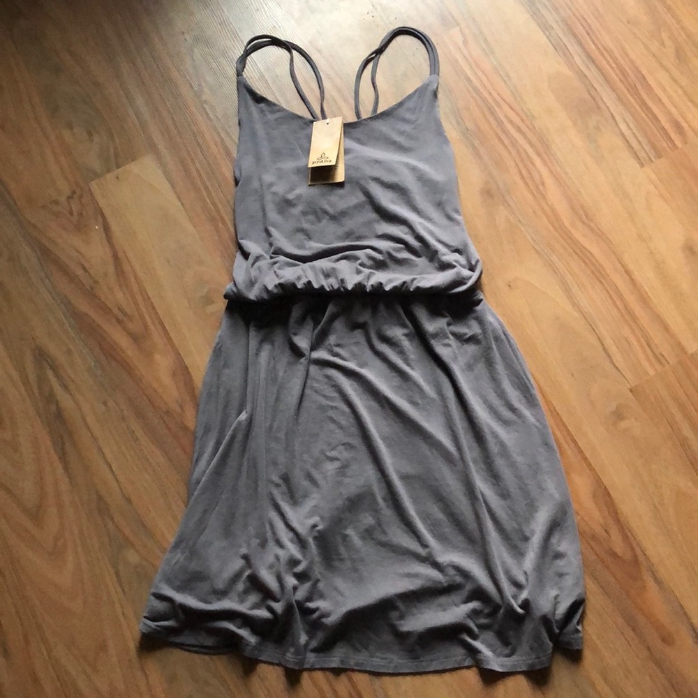 NWT Prana Small Scoop Neck elastic waist dress